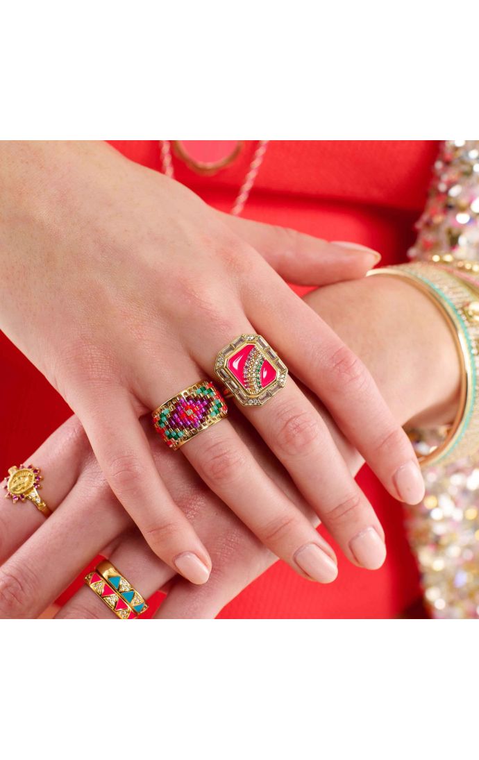 Hipanema Bague Etowa Multicolore