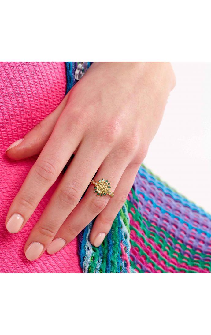 Hipanema Bague Marisa Emeraude