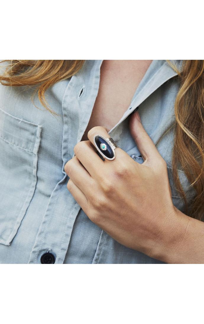 Hipanema Bague Pacha Noir