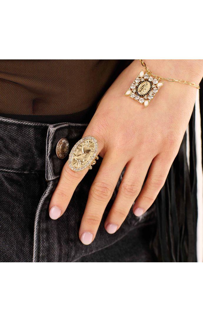 Hipanema Bague Preacher Doré