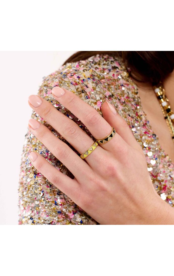 Hipanema Bague Yolanda Jaune