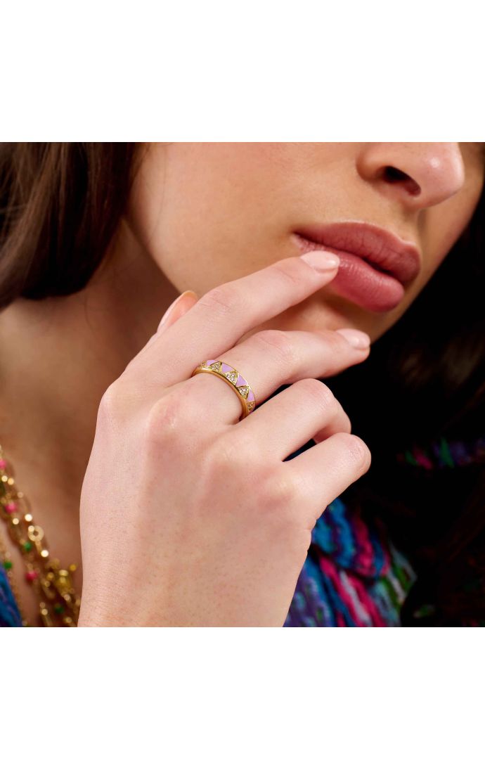 Hipanema Bague Yolanda Mauve