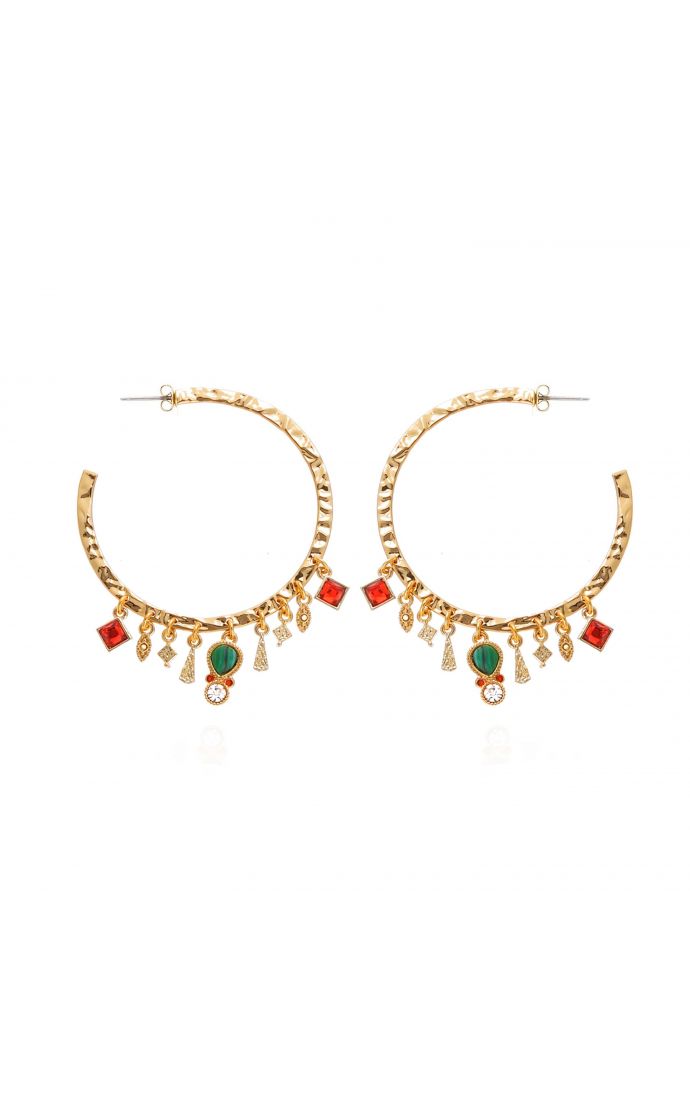 hipanema Boucles d'oreilles Abril Doré