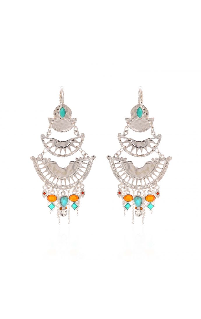hipanema Boucles d'oreilles Delgado Argenté