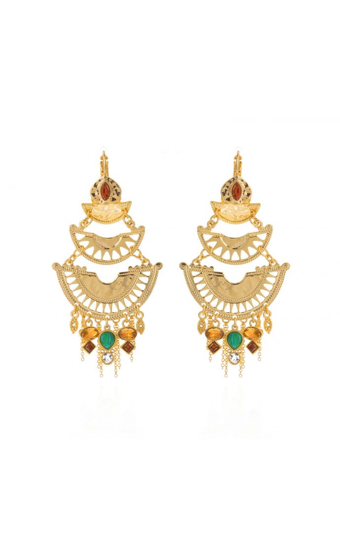 hipanema Boucles d'oreilles Delgado Doré