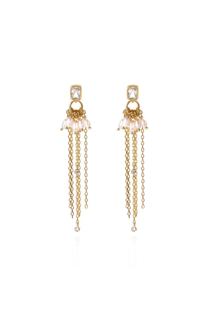 hipanema Boucles d'oreilles Marina Doré