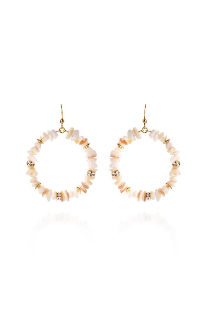 hipanema Boucles d'oreilles Martinika Blanc