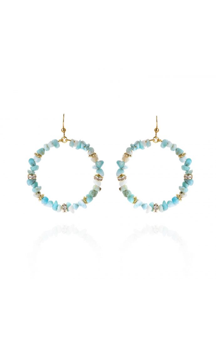 hipanema Boucles d'oreilles Martinika Turquoise