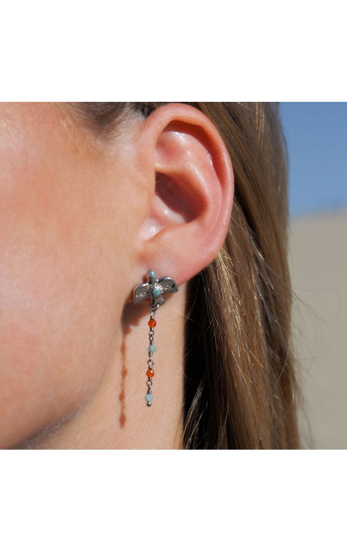 Hipanema Boucles D'oreilles Morelia Argenté