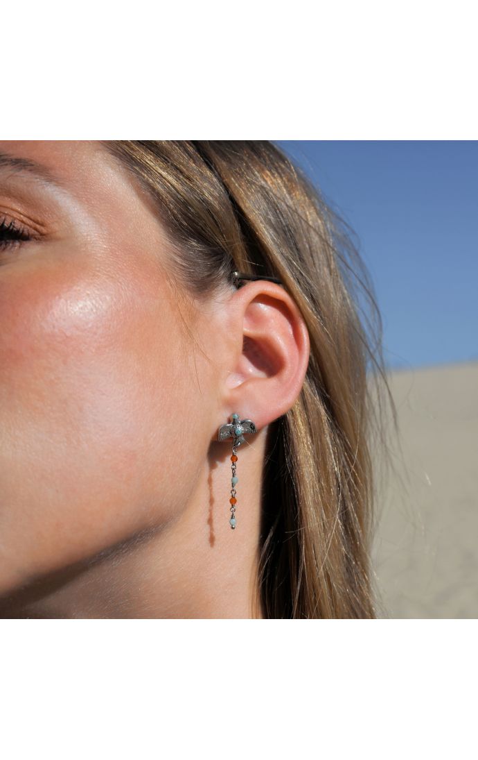 Hipanema Boucles D'oreilles Morelia Argenté