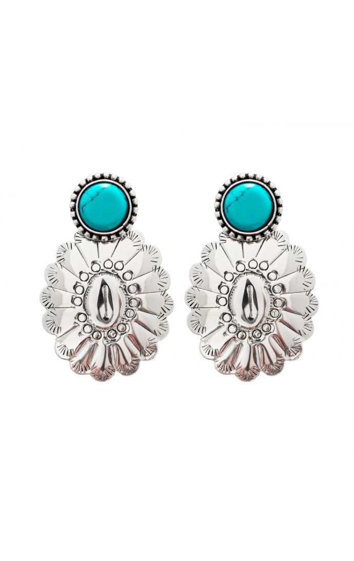 hipanema Boucles d'oreilles Myrtha Argenté