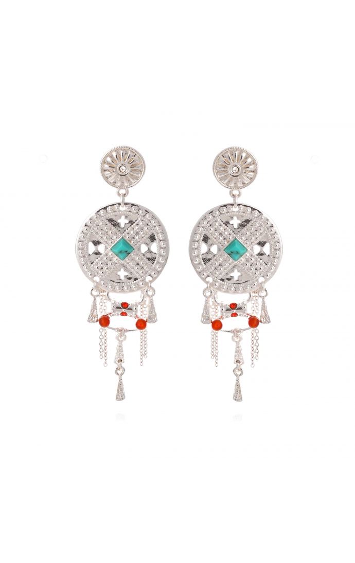hipanema Boucles d'oreilles Paramor Argenté