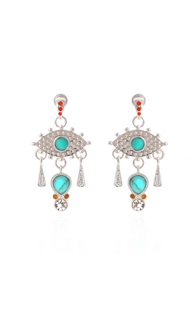 hipanema Boucles d'oreilles Syracuz Argenté