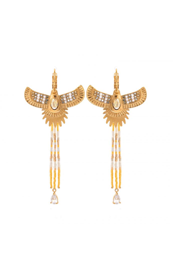 hipanema Boucles d'oreilles Teresina Blanc