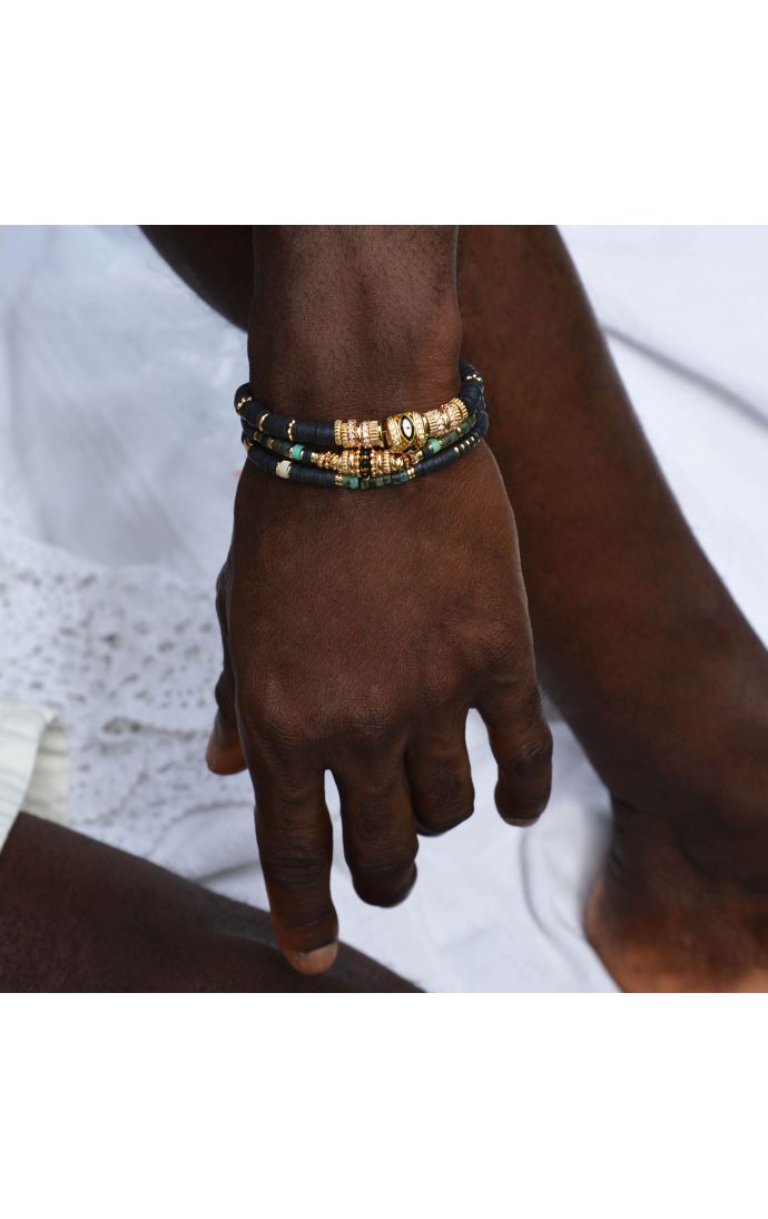 Hipanema Bracelet Bangalor Noir