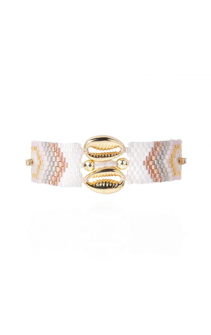hipanema Bracelet Cariacas Blanc