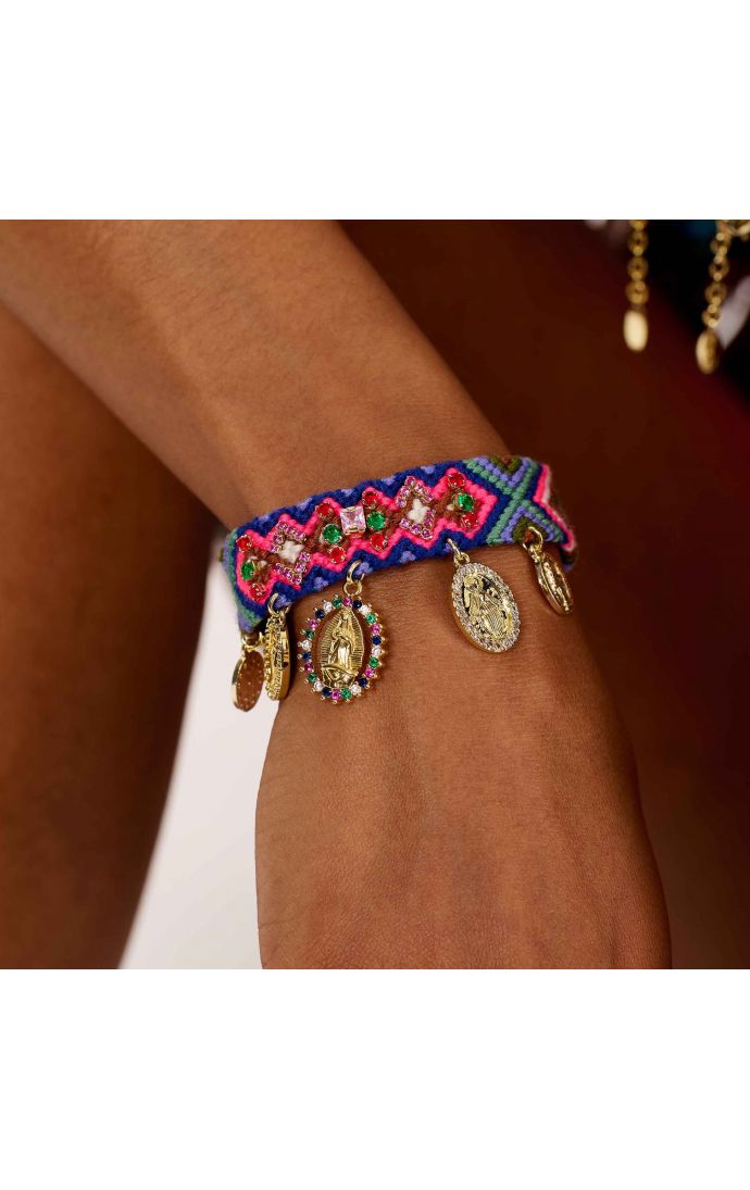 Hipanema Bracelet Cruzes Violet