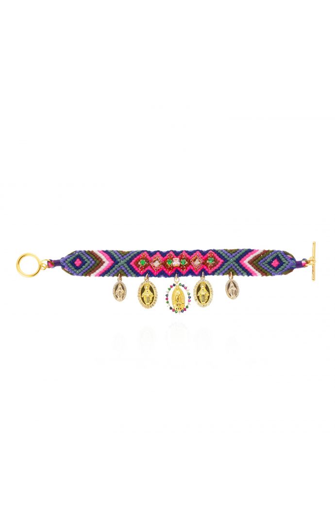 Hipanema Bracelet Cruzes Violet