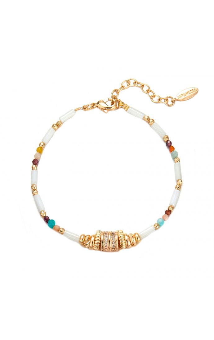 hipanema Bracelet de cheville Dundee Blanc