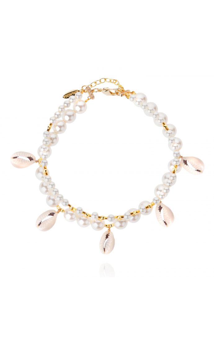 hipanema Bracelet de cheville Piree Blanc