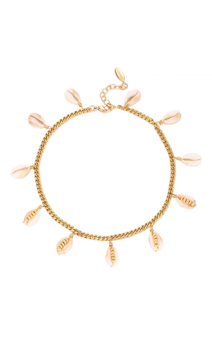 hipanema Bracelet de cheville Shalow Doré