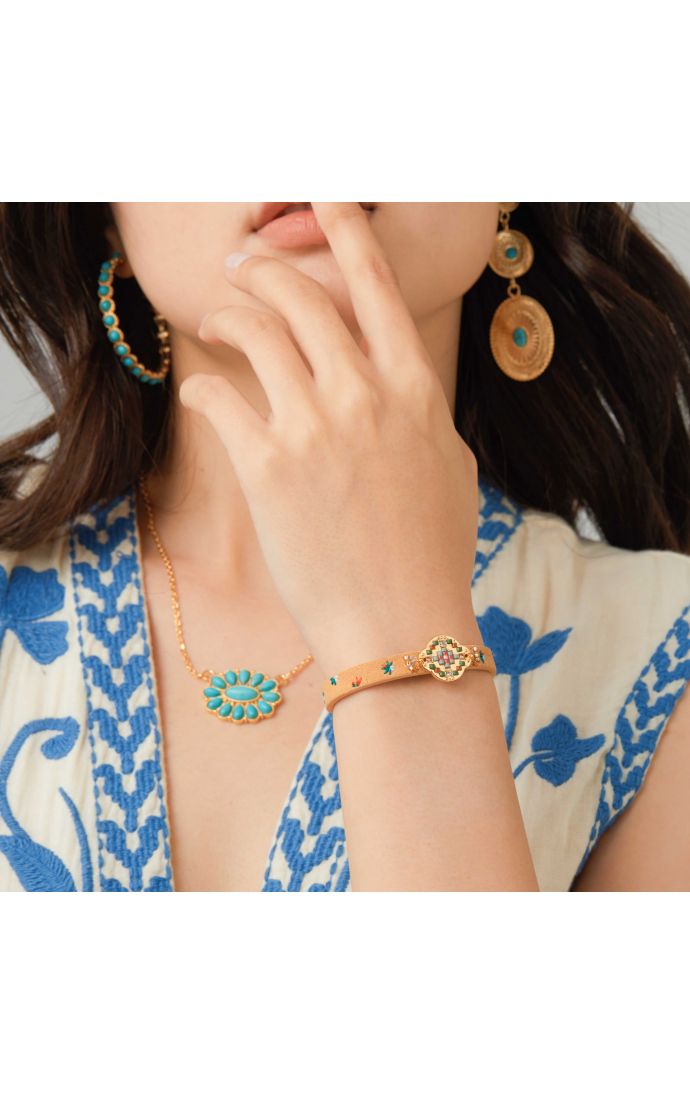 Hipanema Bracelet Eclectik Fauve