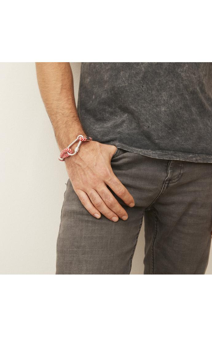 Hipanema Bracelet Homme Boss Rouge