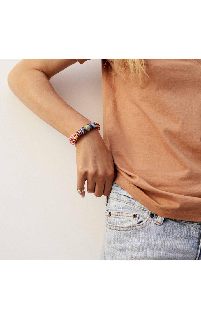 Hipanema Bracelet Leopold Rouge