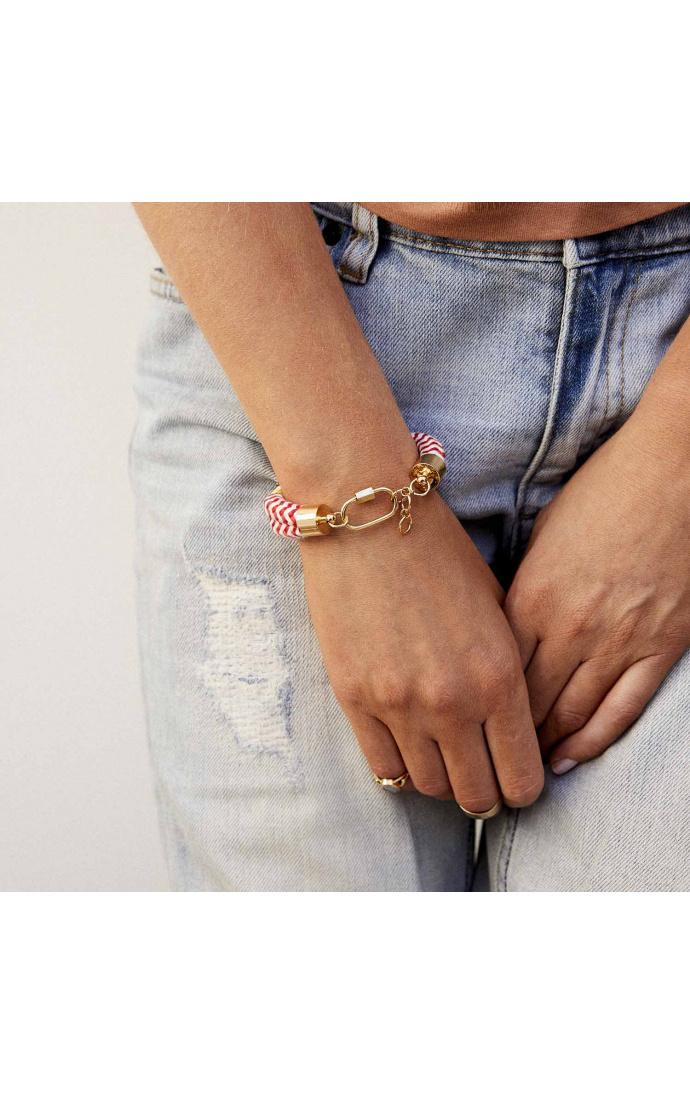 Hipanema Bracelet Leopold Rouge