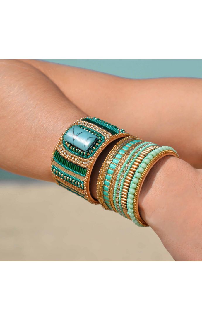 Hipanema Bracelet Melki Turquoise