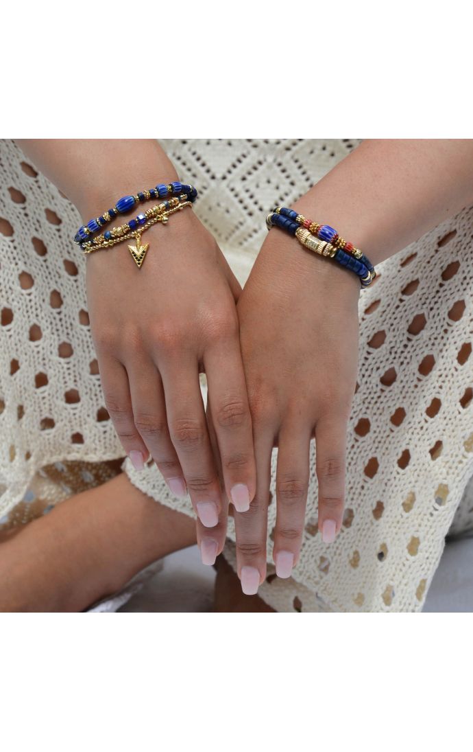 Hipanema Bracelet Tweeks Bleu Klein