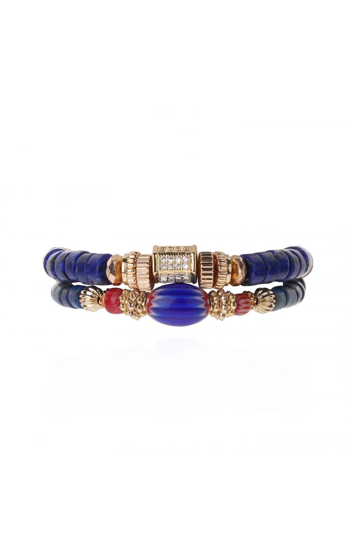 hipanema Bracelet Tweeks Bleu Klein