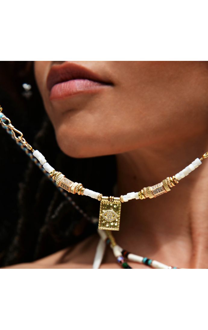 Hipanema Collier Chamane Blanc