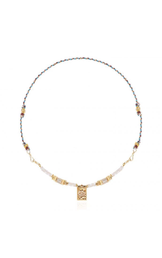 hipanema Collier Chamane Blanc