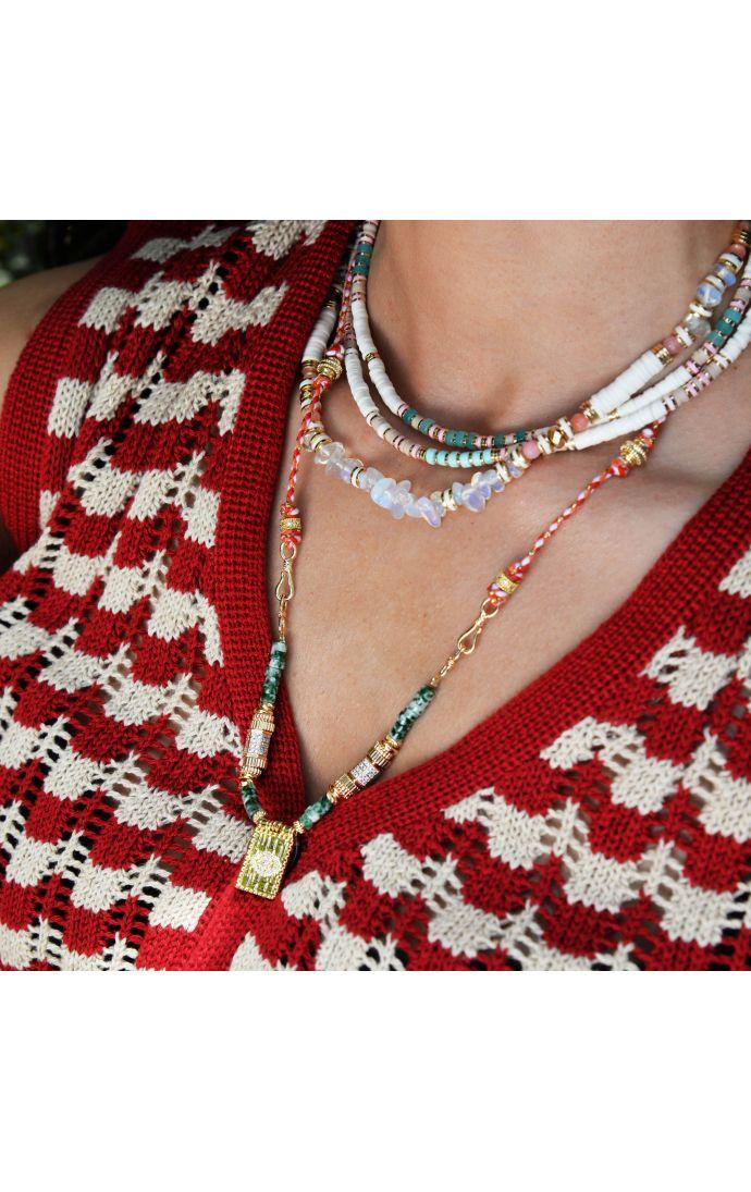 Hipanema Collier Chamane Vert