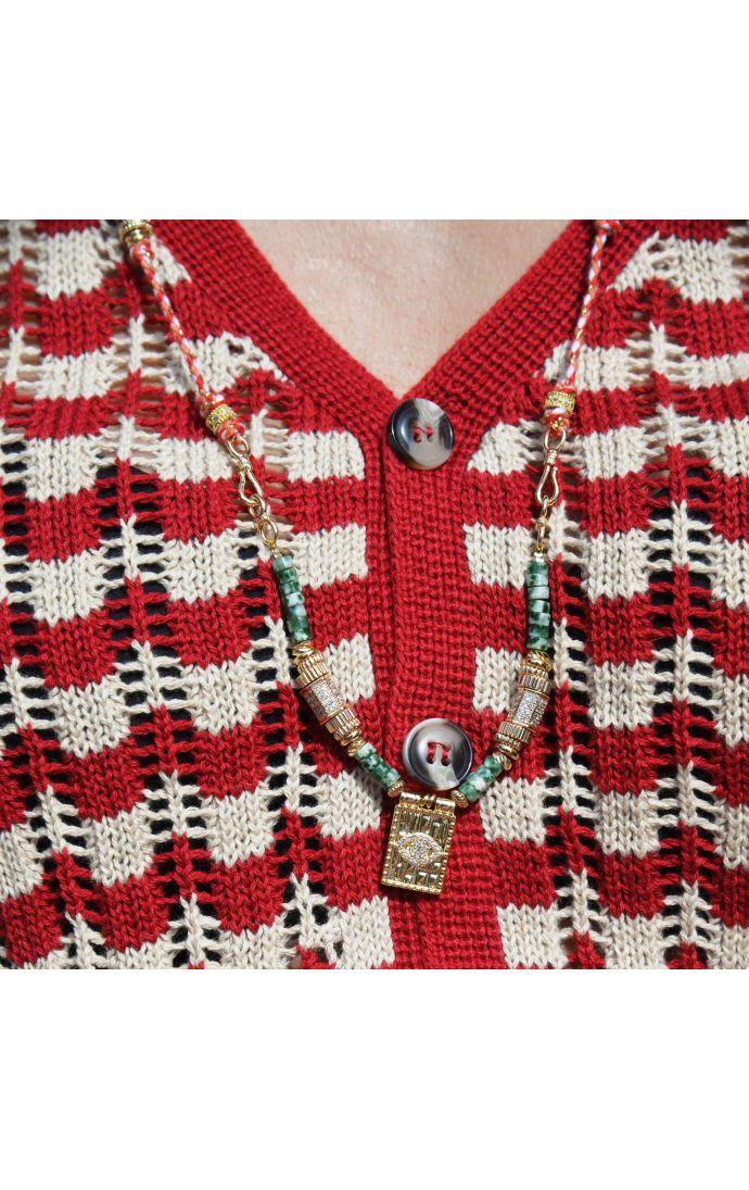 Hipanema Collier Chamane Vert