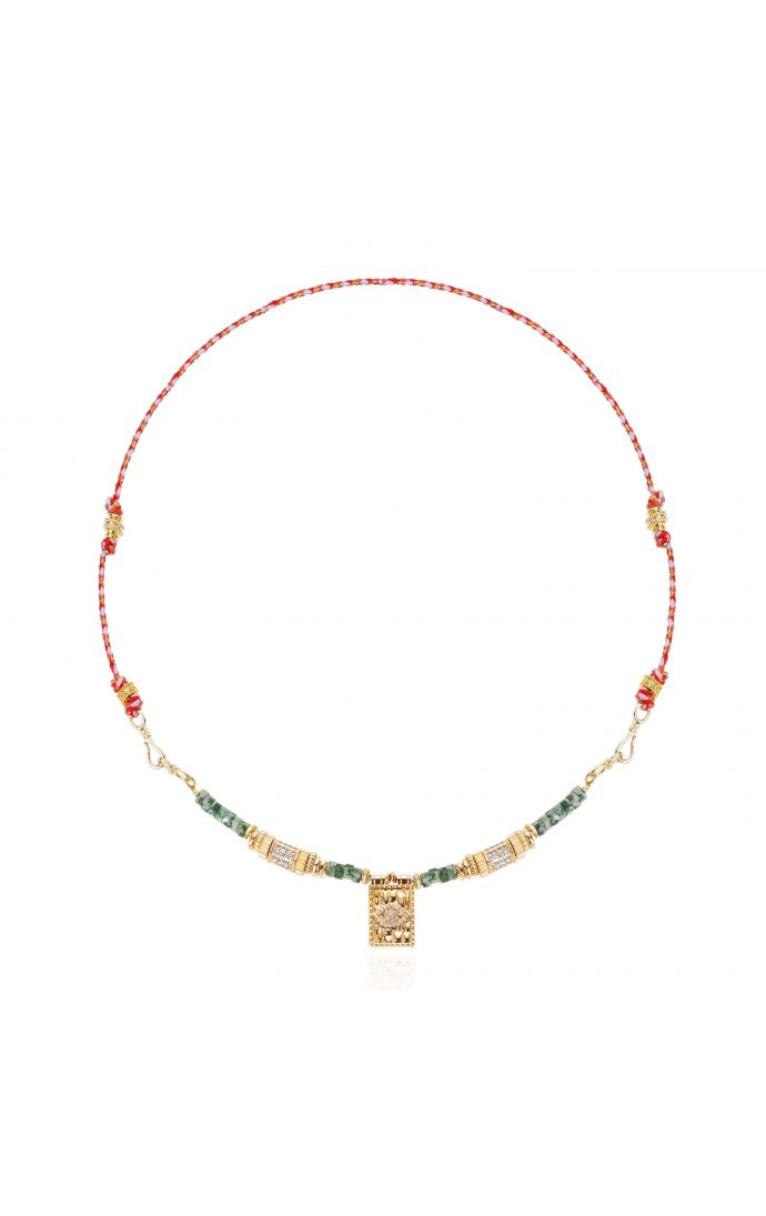 hipanema Collier Chamane Vert