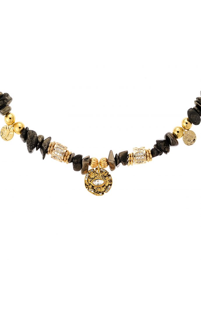 Hipanema Collier Etienne Noir