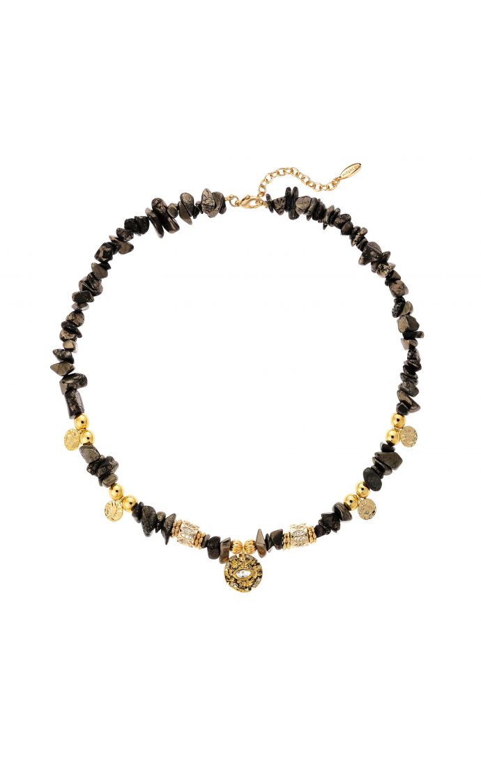 hipanema Collier Etienne Noir