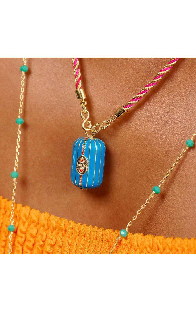 Hipanema Collier Felice Bleu