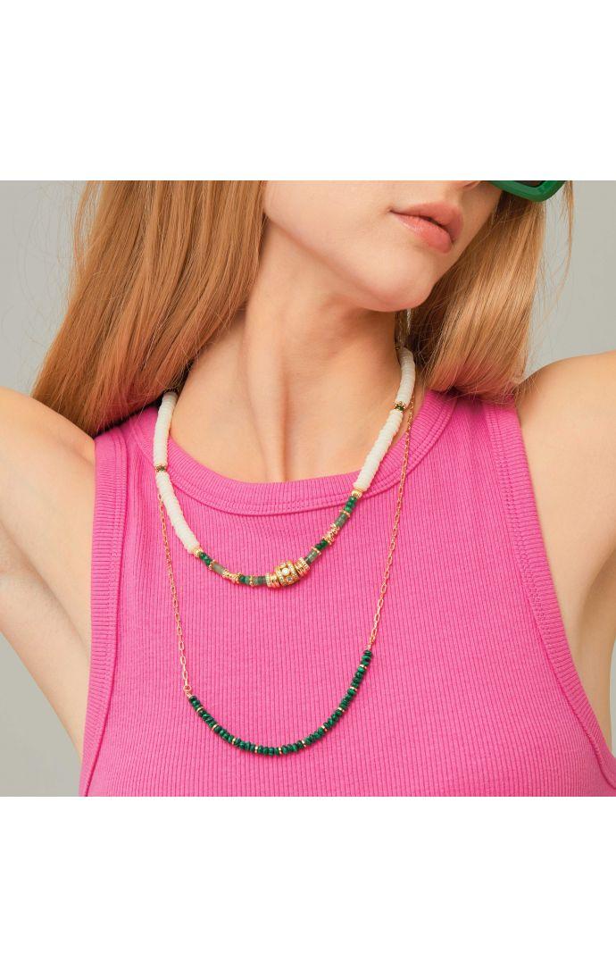 Hipanema Collier Filoum Vert
