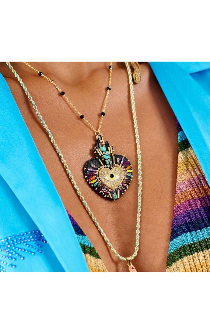 Hipanema Collier Fortuna Noir