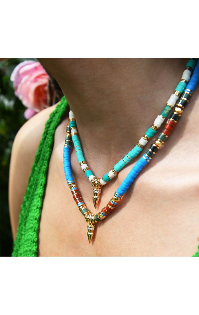 Hipanema Collier Jaipur Bleu