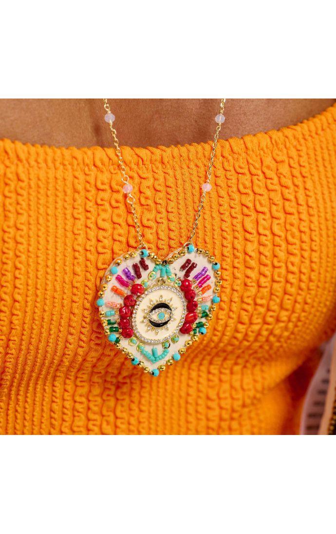 Hipanema Collier Janeira Blanc