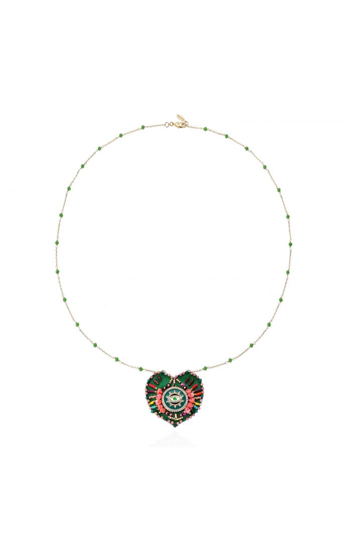 hipanema Collier Janeira Vert