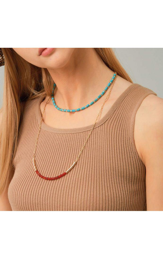 Hipanema Collier Joaquin Brique