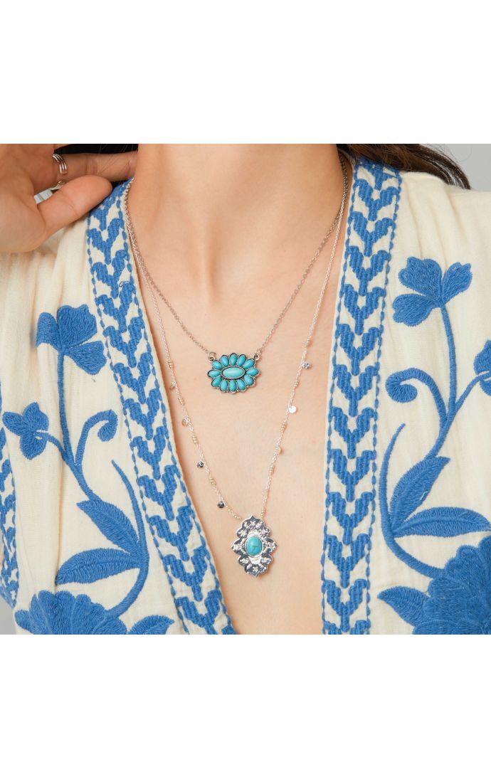 Hipanema Collier Leïka Argenté