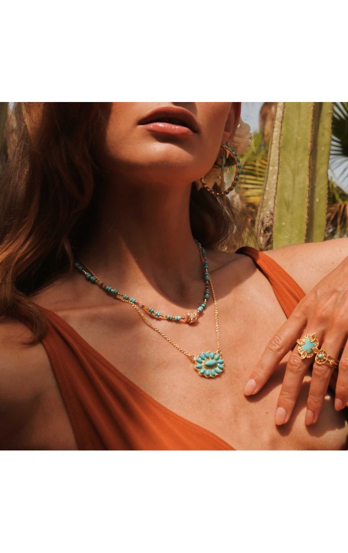 Hipanema Collier Lucy Turquoise