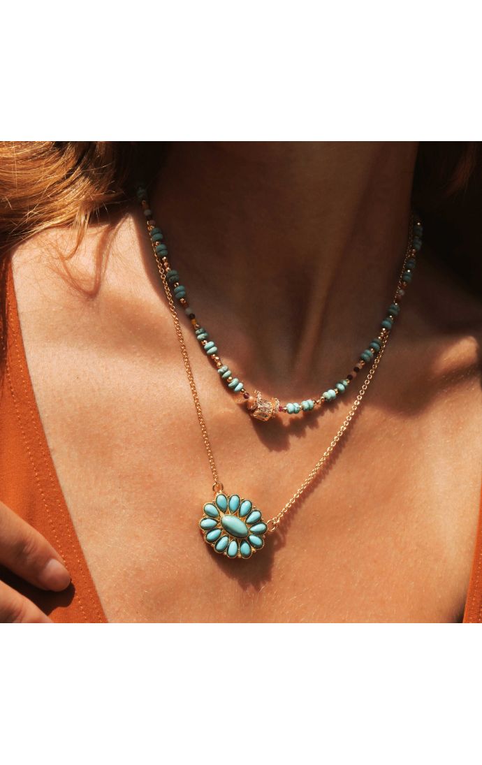 Hipanema Collier Lucy Turquoise