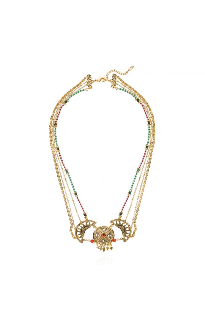 hipanema Collier Maraja Doré